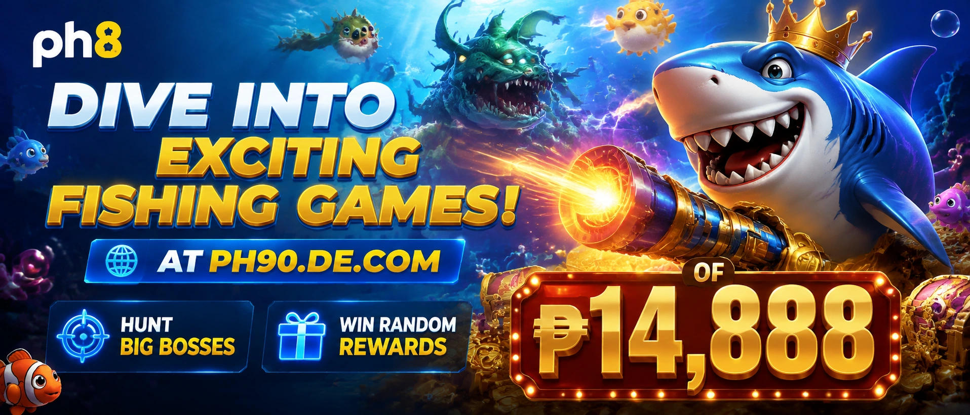 PH90 fishing game hero visual