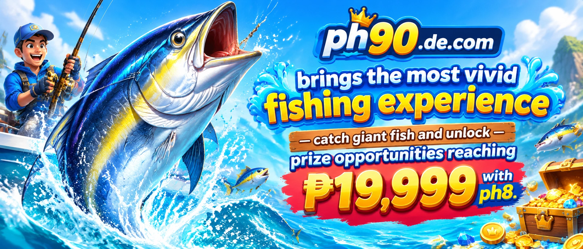 PH90 fishing game visual 2